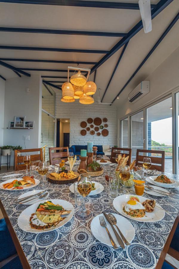 Saffronstays Kaia Waters By Kosha Villas, Pawna - Greek Style Villa With Panoramic View Of Pawna Lake Kolvan ภายนอก รูปภาพ