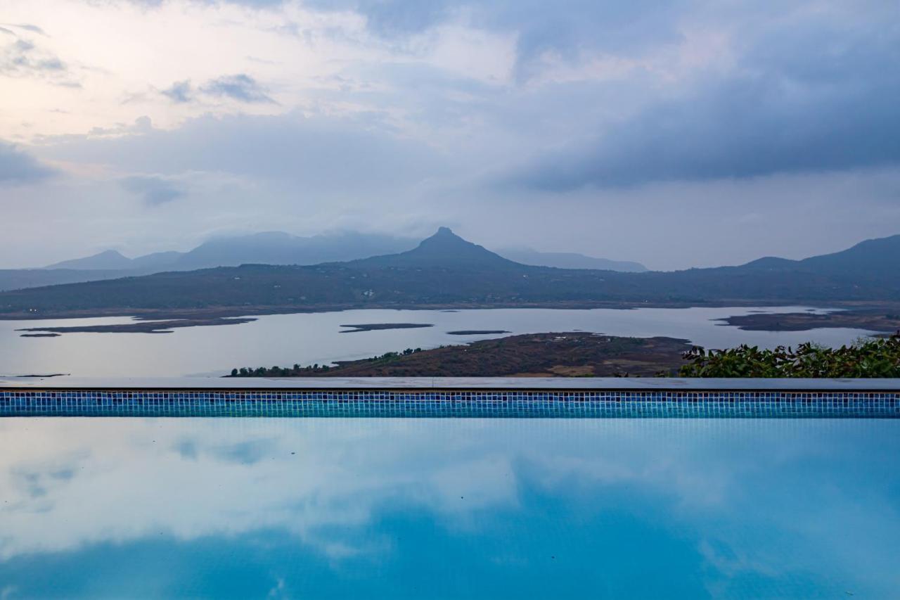 Saffronstays Kaia Waters By Kosha Villas, Pawna - Greek Style Villa With Panoramic View Of Pawna Lake Kolvan ภายนอก รูปภาพ